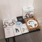 COMPLEET | Wii Mario Kart Wheel Stuur, Spelcomputers en Games, Games | Nintendo Wii, Gebruikt, Racen en Vliegen, Ophalen of Verzenden
