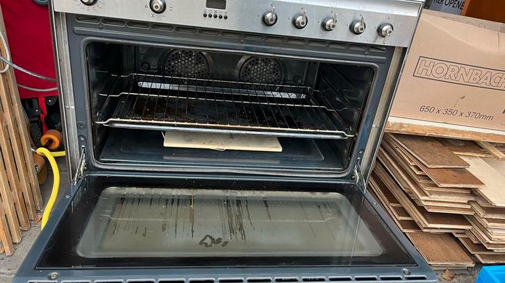 SMEG 5-pits gasfornuis - Prima voor studenten!, Witgoed en Apparatuur, Ovens, Gebruikt, Vrijstaand, Oven met grill, 60 cm of meer