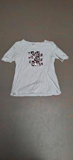Mooi sit t-shirt met goud roze dingen, Kleding | Dames, Wit, Zo goed als nieuw, Korte mouw, Ophalen
