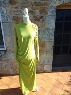 Groene jurk van bodyflirt lang met split 42, Kleding | Dames, Groen, Maat 42/44 (L), Ophalen of Verzenden, Onder de knie
