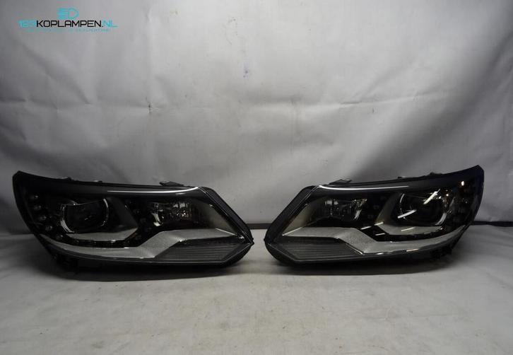 Tiguan 5N facelift Xenon LED koplamp koplampen links rechts, Auto-onderdelen, Verlichting, Volkswagen, Gebruikt, Ophalen