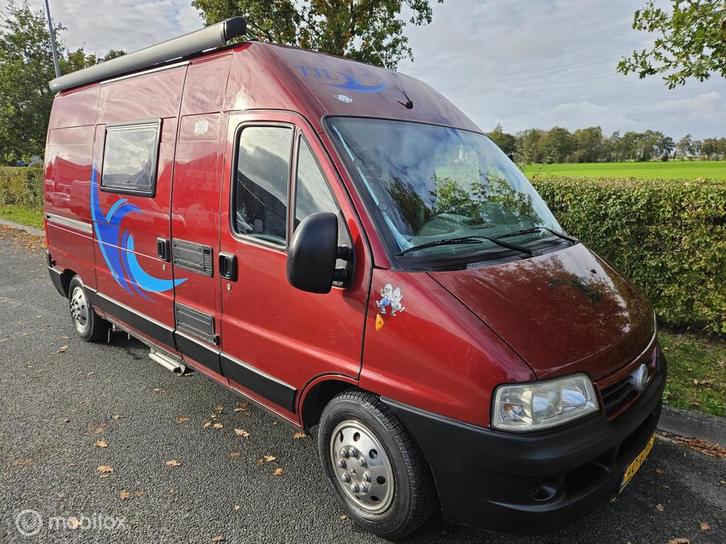 Fiat Ducato TJL 2.3 JTD 110pk ☆Kachel, vastbed, Toilet☆, Caravans en Kamperen, Campers, Bedrijf, Buscamper of Camperbus, Fiat