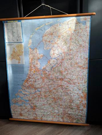 Rolposter Nederland met Wegnummering - 104x128cm beschikbaar voor biedingen