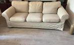 Beige IKEA bank Ektorp, 3-zitsbank, Ophalen, Gebruikt, Driepersoons, 75 tot 100 cm