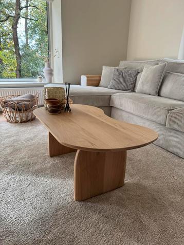 Handgemaakte Eiken Salon Tafel - Diverse Maten