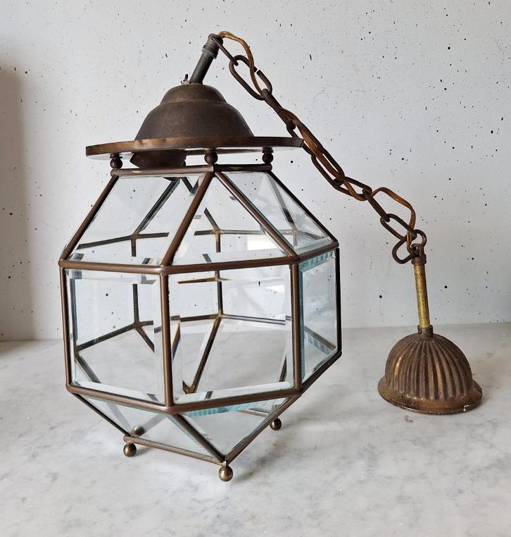 Jaren30 antieke lamp, Antiek en Kunst, Curiosa en Brocante, Ophalen