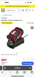 Parkside Accu 20V - Zo goed als nieuw!, Doe-het-zelf en Verbouw, Gereedschap | Schuurmachines, Ophalen, Zo goed als nieuw, Overige typen