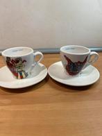 2x Minke de Fonkert kop en schotel, Ophalen of Verzenden, Zo goed als nieuw, Overige stijlen, Kop(pen) en/of Schotel(s)