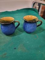 kopjes handgemaakt drip glazen vintage, Antiek en Kunst, Ophalen of Verzenden