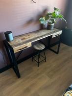 Bureau Mango Hout - Industrieel Design, Huis en Inrichting, Bureaus, Ophalen, Zo goed als nieuw, Bureau