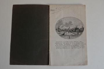 BOEKJE "DE STAD AMSTERDAM" ANNO 1740 KOPERGRAVURE Tekst B46 beschikbaar voor biedingen