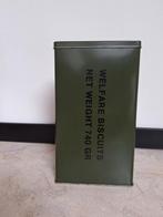 Welfare Biscuits Blik - Voedseldroppings 1945, Ophalen of Verzenden, Gebruikt, Overige
