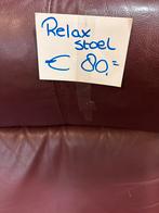 Bordeaux Rode Relax Stoel - Mooie Staat!, Ophalen of Verzenden, Zo goed als nieuw, 50 tot 75 cm, Leer