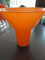Vintage oranje trechter praktisch formaat, Ophalen of Verzenden, Huis en Inrichting