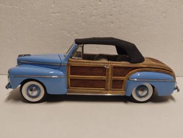 Ford Sportsman stoffen softtop blue Signature Luxe 1:18 KRD beschikbaar voor biedingen