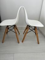 Witte kinderstoelen scandinavische stijl kleuter stoelen., Ophalen of Verzenden, Zo goed als nieuw, Wit, Twee