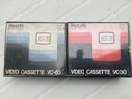Vintage Philips VCR Videobanden VC-60 & VC-30, Alle leeftijden, Ophalen, Gebruikt, Tv-serie of Tv-programma