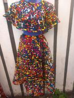 Batik katoenen gaten rok en cape Ghana uniek kleurvast, Kleding | Dames, Rokken, Ophalen of Verzenden, Maat 46/48 (XL) of groter