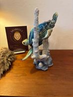 Schildpad op kunst koraal .deco, Verzamelen, Beelden en Beeldjes, Ophalen of Verzenden, Nieuw, Dier