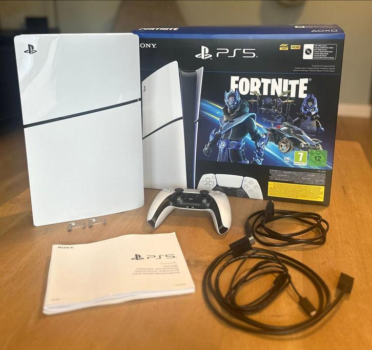 Playstation 5 Slim Digital 1TB, Spelcomputers en Games, Spelcomputers | Sony PlayStation 5, Zo goed als nieuw, Playstation 5 Digital