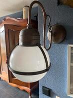 4 oude koperen muurlampen, Ophalen