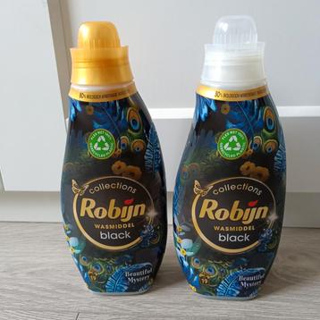 Robijn wasmiddel black 2 flessen (nieuw)