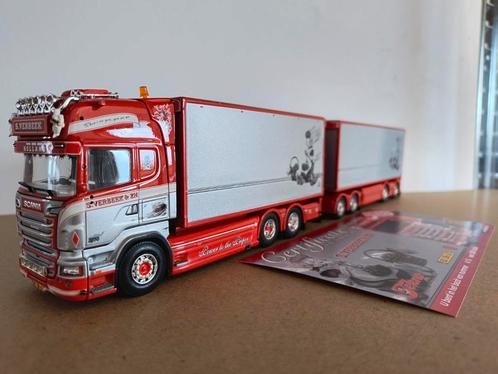 Tekno Scania Verbeek, Hobby en Vrije tijd, Modelauto's | 1:50, Zo goed als nieuw, Bus of Vrachtwagen, Tekno, Ophalen of Verzenden