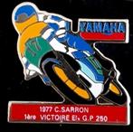 Yamaha- 1977 C.Sarron 1ere Victoire En GP 250 pin, Verzamelen, Speldjes, Pins en Buttons, Verzenden, Nieuw, Transport, Speldje of Pin