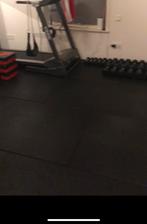 Rubber (fitness) tegels, Doe-het-zelf en Verbouw, Tegels, Ophalen, Overige materialen, Gebruikt, 60 cm of meer
