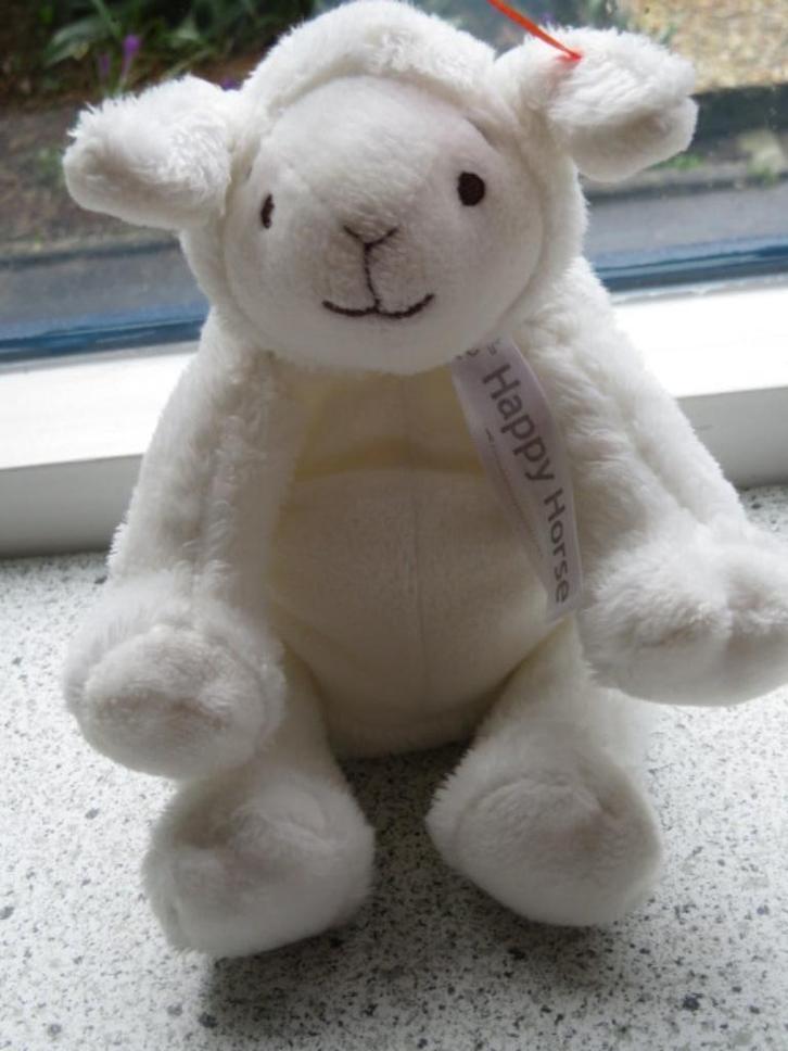 Schaap schaapje Farm Lamb merk Happy Horse ca 18 cm, Kinderen en Baby's, Speelgoed | Knuffels en Pluche, Zo goed als nieuw, Overige typen