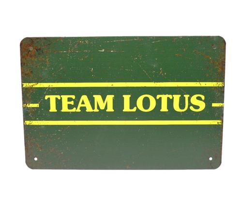Team Lotus bord - Jim Clark F1 Elite Elise Esprit Elan, Verzamelen, Merken en Reclamevoorwerpen, Nieuw, Reclamebord, Verzenden