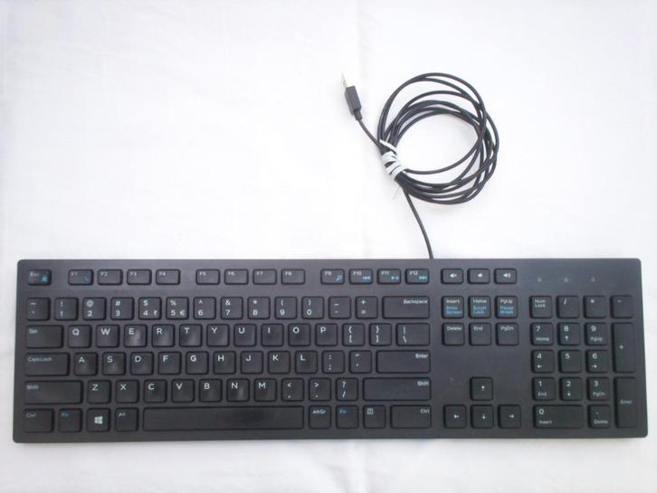 Dell Keyboard Toetsenbord Kb-216 qwerty usb geen pootjes, Computers en Software, Toetsenborden, Zo goed als nieuw, Qwerty, Bedraad