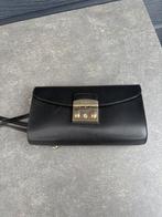 Furla handtasje in zwart leer, Ophalen of Verzenden, Zo goed als nieuw, Zwart