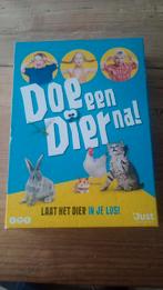Spel "doe een dier na", Hobby en Vrije tijd, Gezelschapsspellen | Bordspellen, Ophalen of Verzenden, Zo goed als nieuw, Just Games