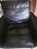 TOUCHE ZWART LEREN DESIGN  FAUTEUIL, Huis en Inrichting, Fauteuils, Ophalen, Modern Design, Minder dan 75 cm, Leer