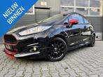 Ford Fiesta 1.0 ST-LINE *140PK*ECC*PDC*BLACK/RED, Auto's, Ford, Voorwielaandrijving, Stof, Gebruikt, Zwart