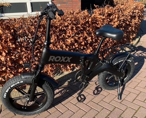 Roxx dlx fatbike vouwfiets, Fietsen en Brommers, Elektrische fietsen, Zo goed als nieuw, Overige merken, 50 km per accu of meer