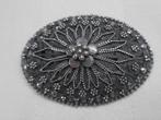 Zilveren antieke broche nr.432, Sieraden, Tassen en Uiterlijk, Antieke sieraden, Verzenden, Zilver, Broche