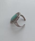 Ring met turquoise mineraal, Sieraden, Tassen en Uiterlijk, Ringen, Oosterveldweg 15, 7274 DZ, 19 tot 20, Zo goed als nieuw, Stichting Angel's Choice