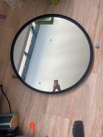 Ronde Wooood Spiegel, Huis en Inrichting, Woonaccessoires | Spiegels, Minder dan 50 cm, Rond, Ophalen of Verzenden, Zo goed als nieuw