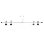 Metalen klemhanger kleerhanger met vier klemmen antislip, Ophalen of Verzenden, Zo goed als nieuw, Metaal, Volwassenen