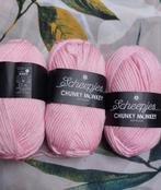 3 bollen scheepjes wol rose, Hobby en Vrije tijd, Breien en Haken, Ophalen of Verzenden, Nieuw, Breien of Haken, Wol of Garen