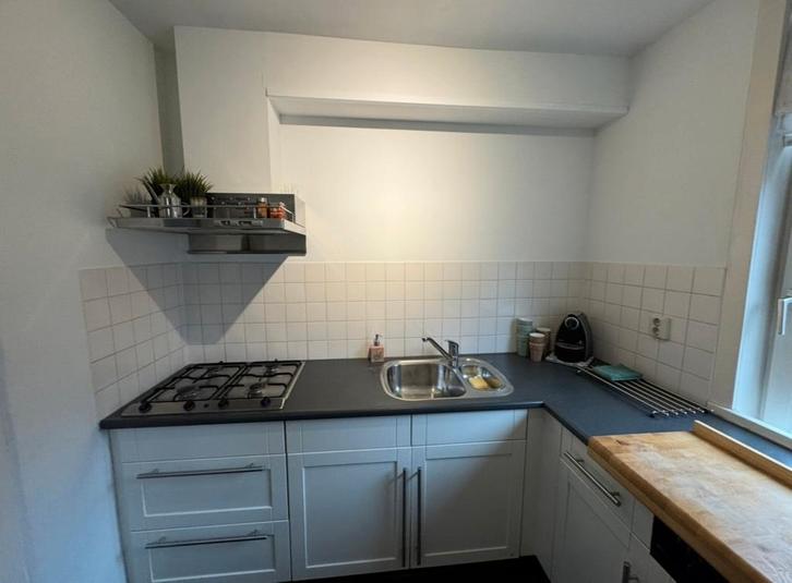 Keuken - Zelf demonteren! Incl vaatwasser, Huis en Inrichting, Keuken | Complete keukens, Gebruikt, Hoekkeuken, Kunststof, Ophalen