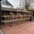 Bruynzeel Archos Stellingkast Houten Stelling 610x50x212cm, Huis en Inrichting, Kasten | Stellingkasten, Ophalen, Bruynzeel, Bruynzeel