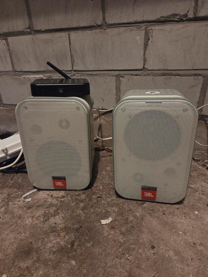 JBL Control 2.4G Speakerset - Draadloos!, Audio, Tv en Foto, Luidsprekers, Gebruikt, Front, Rear of Stereo speakers, 60 tot 120 watt