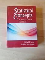 Statistical concepts: a second course - Lomax, Ophalen of Verzenden, Beta, Zo goed als nieuw
