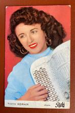 ansichtkaart / kaart van Yvette Horner met accordeon., Verzenden, Sterren en Beroemdheden