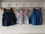 3x Schattig Baby Zomer Jurkje Zomerjurkjes Maat 56, Kinderen en Baby's, Babykleding | Maat 56, Jurkje of Rokje, Meisje, Gebruikt