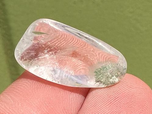 Fantoomkwarts met Chloriet broekzaksteen mineralen B, Verzamelen, Mineralen en Fossielen, Mineraal, Ophalen of Verzenden