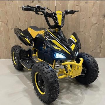 Nieuwe 800watt kinderquad in doos - Geel. beschikbaar voor biedingen